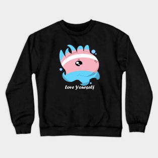 Trans Pride Flapjack Octopus Crewneck Sweatshirt